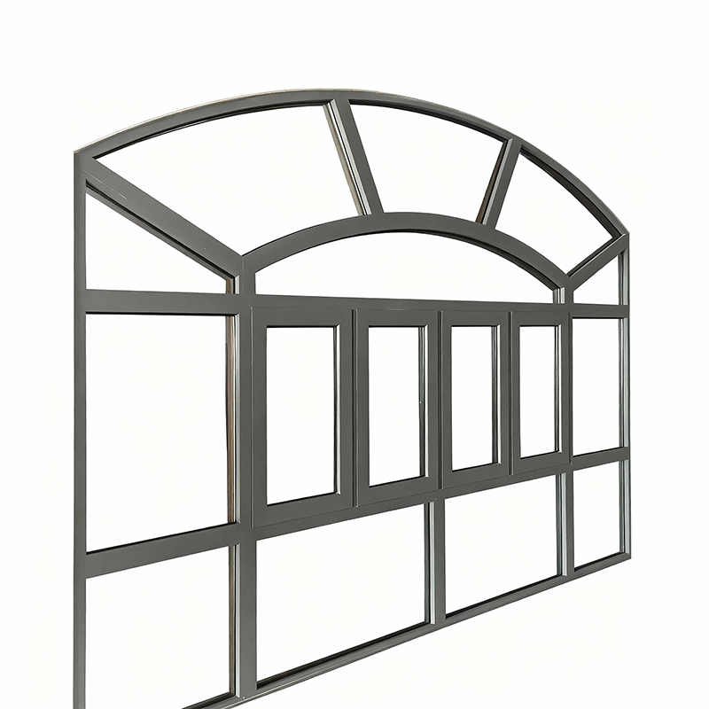 Aluminum Double Glazed Arch Doors Windows