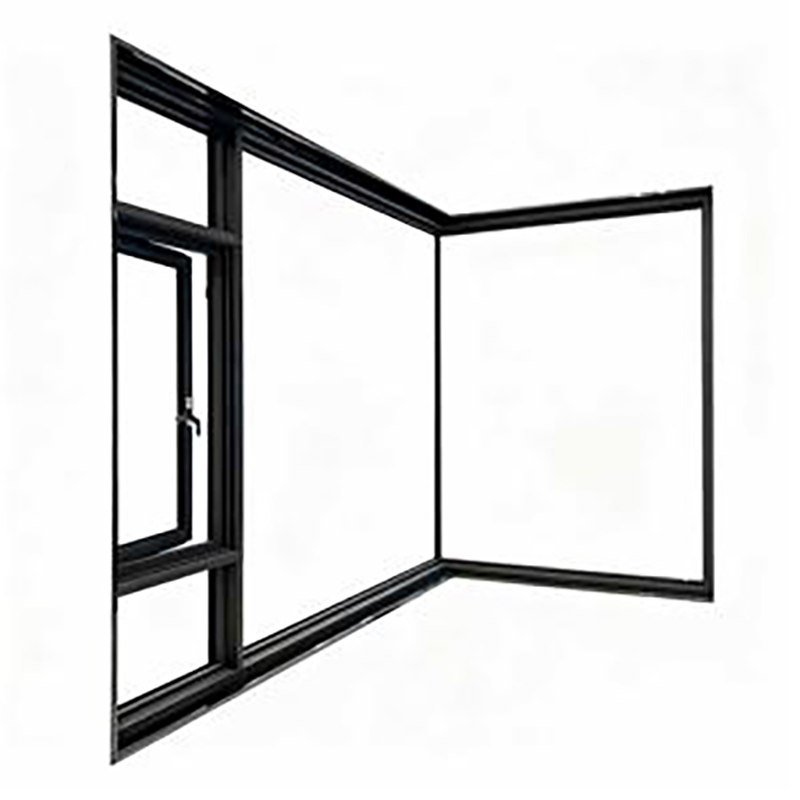 Different Shape Facade Aluminum Full Glass Exterior Decorative Curtain Wall