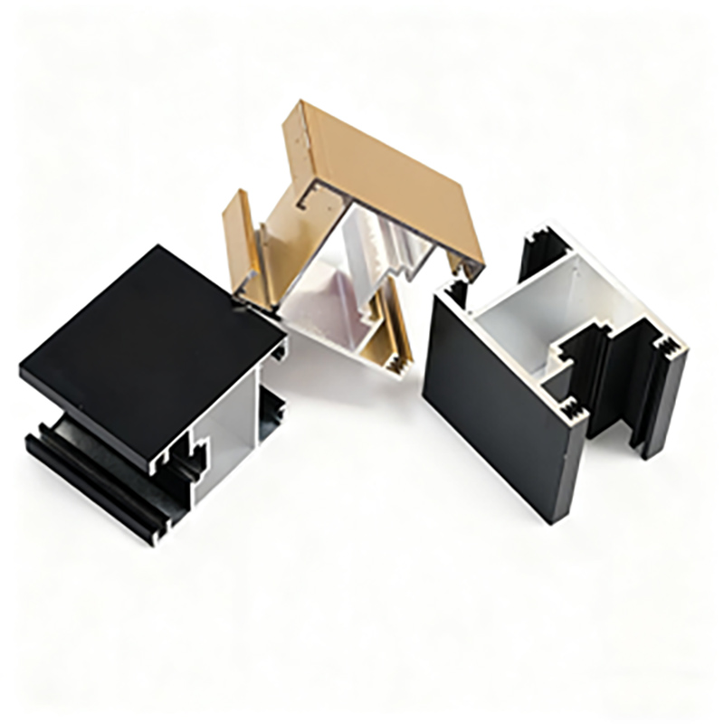 Powder Coating Aluminum Sliding Window Profile Have 80mm Width