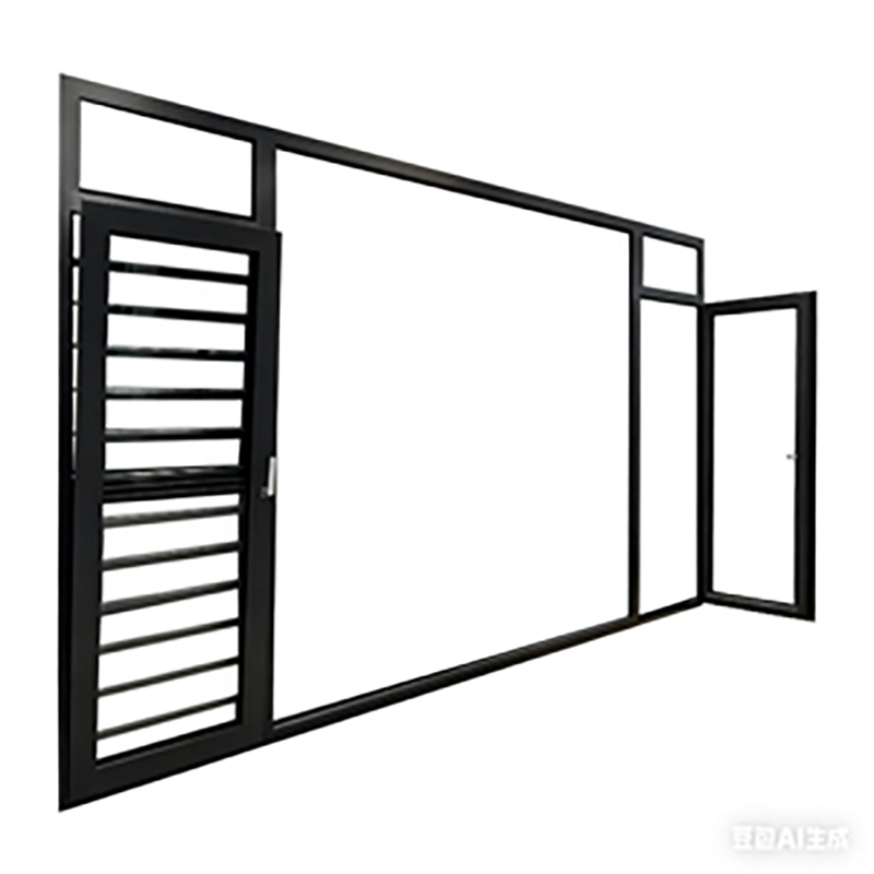 Simple Stype Hurrican Impact Thermal Break Aluminium Tilt &Turn Window with Mesh