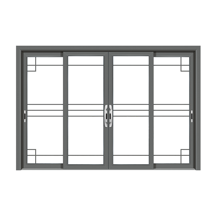 Bedroom Sliding Door With Retractable Flyscreen