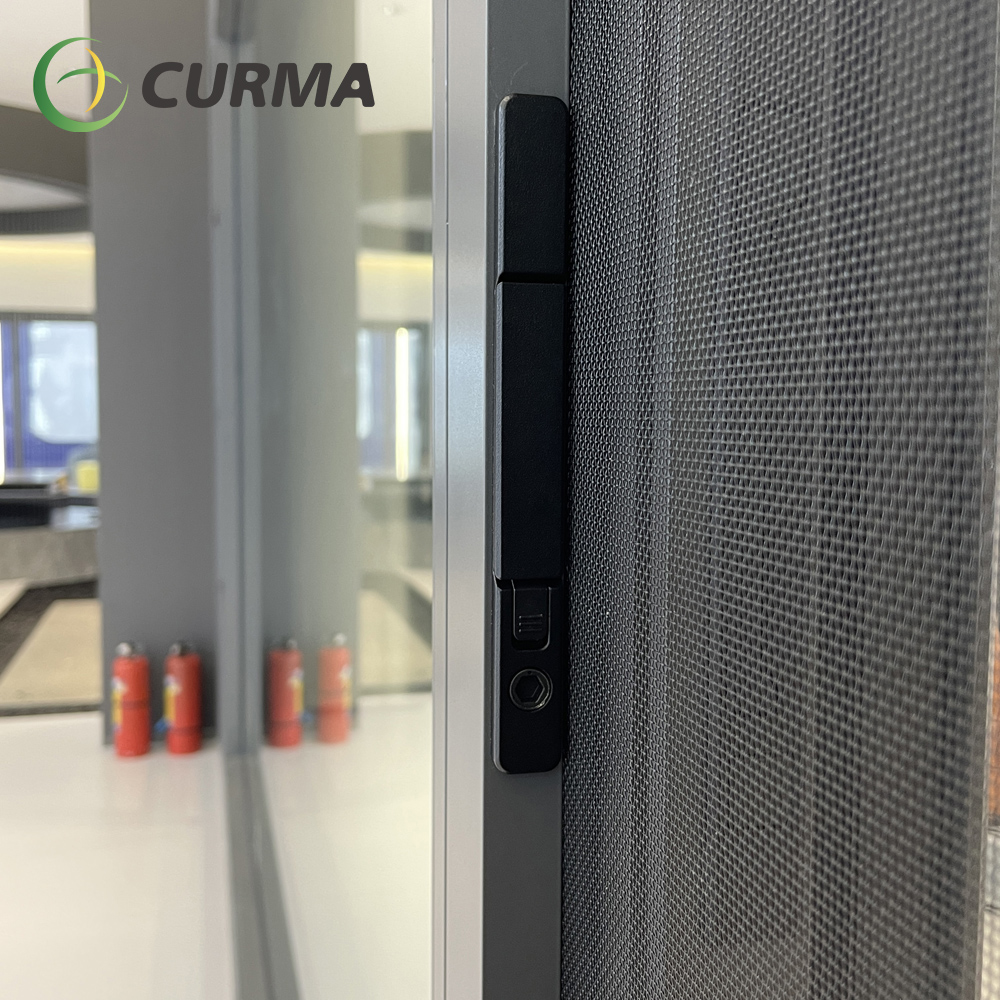 Ultra-slim profile casement window with hidden flush handle design