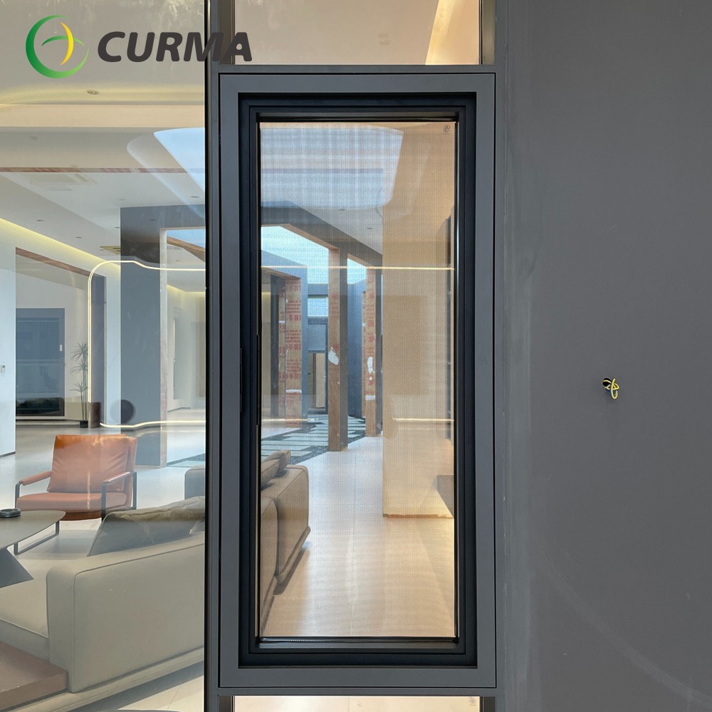 Ultra-slim profile casement window