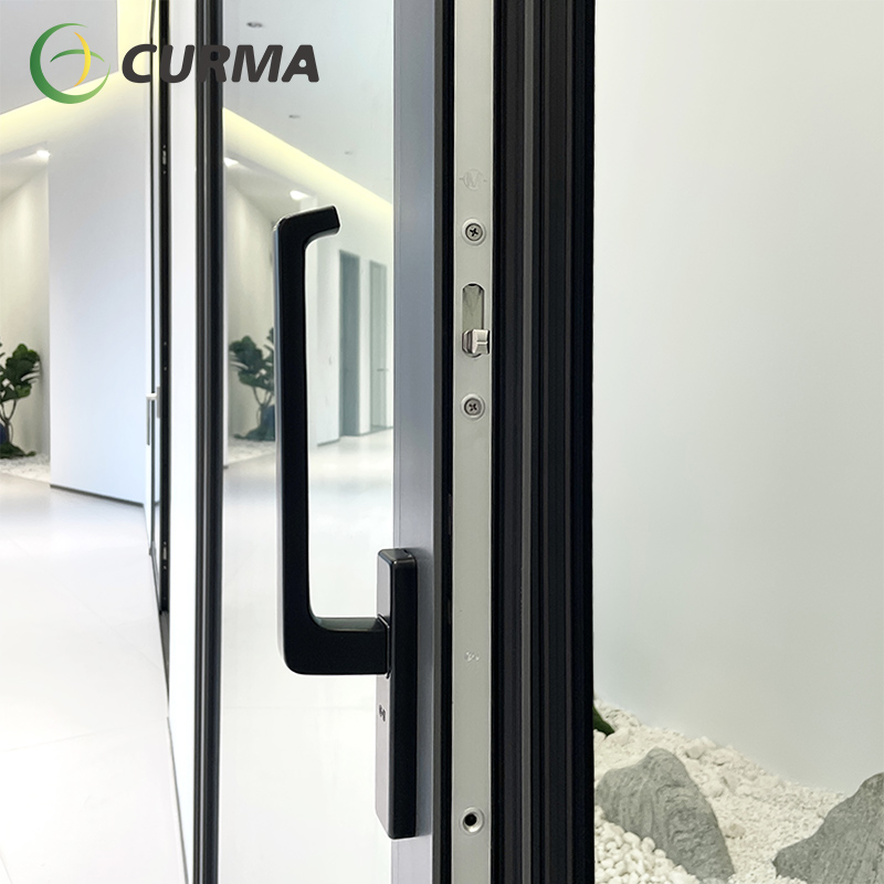 Child-safe large lift and slide door