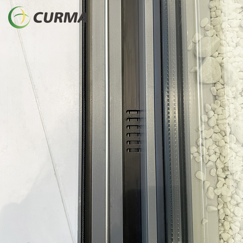 Child-safe large lift and slide door