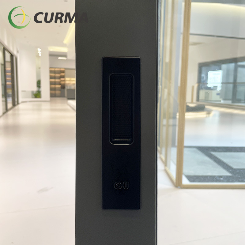 Child-safe large lift and slide door