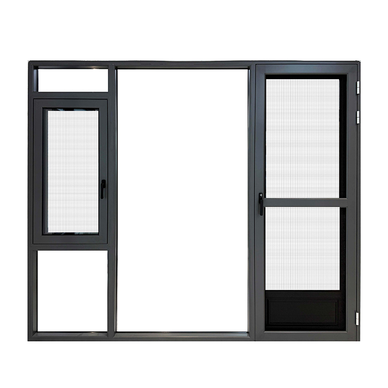Double glazed casement windows for thermal insulation