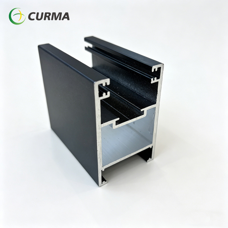 Cost effective aluminum door profiles that resist rust