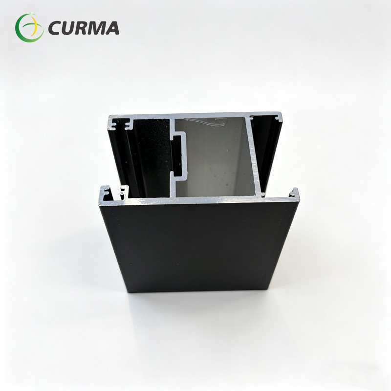 Cost effective aluminum door profiles that resist rust