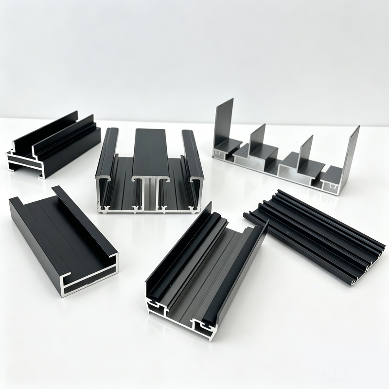 Cost effective aluminum door profiles that resist rust
