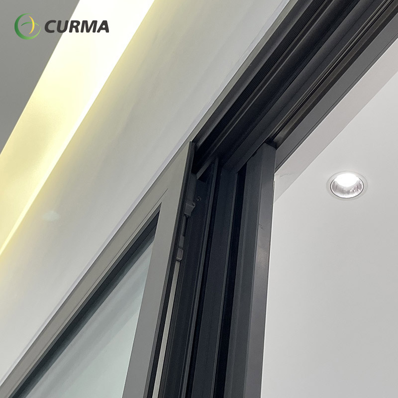 Large glass sliding window for view