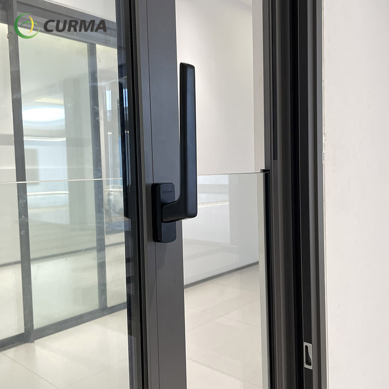 Large glass sliding window for view