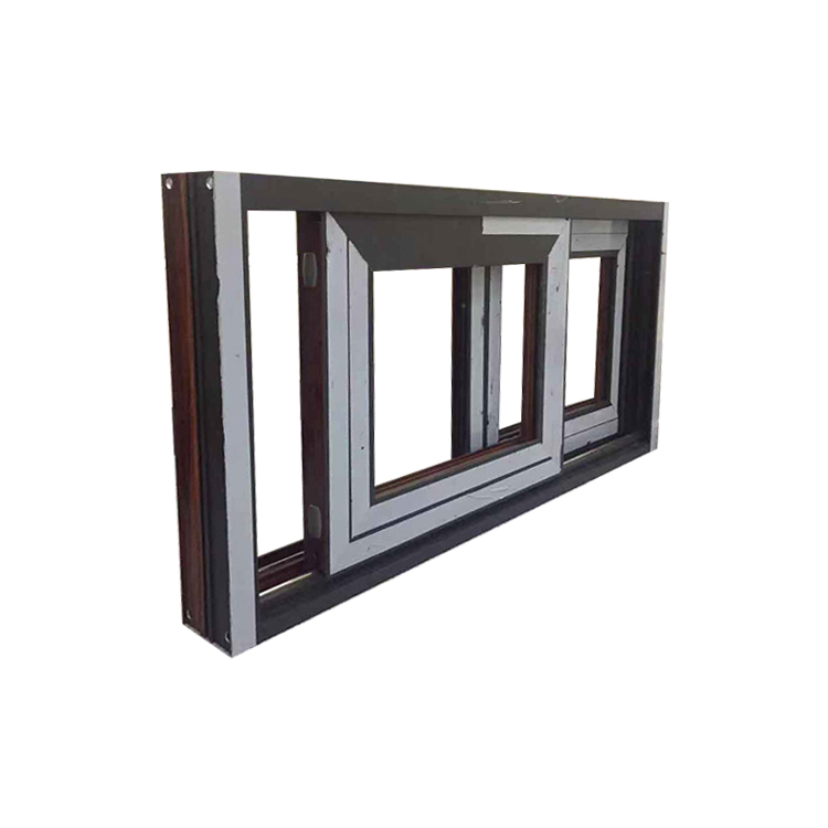 หน้าต่างบานเลื่อน UPVC PVC กระจกสองชั้น