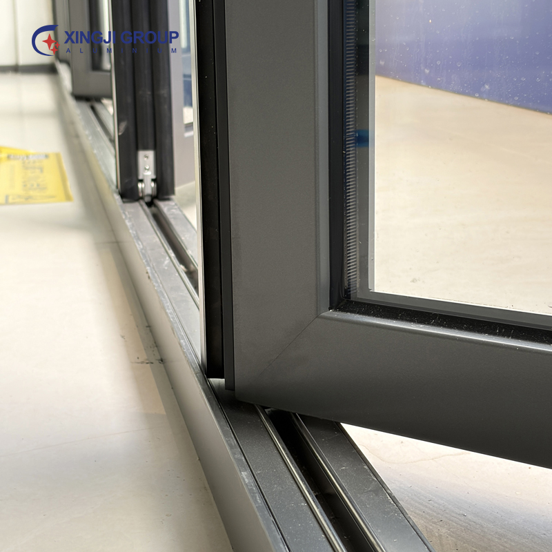 Patio Partition Aluminum Bi-folding Door