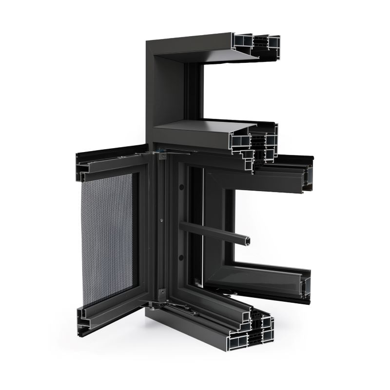 Aluminum Window Frame Extrusion Profiles
