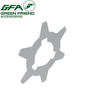 Cuchillas de corte vertical personalizadas de fábrica para cortar césped de campos de golf y jardines. Reemplazan la OEM ET14707.