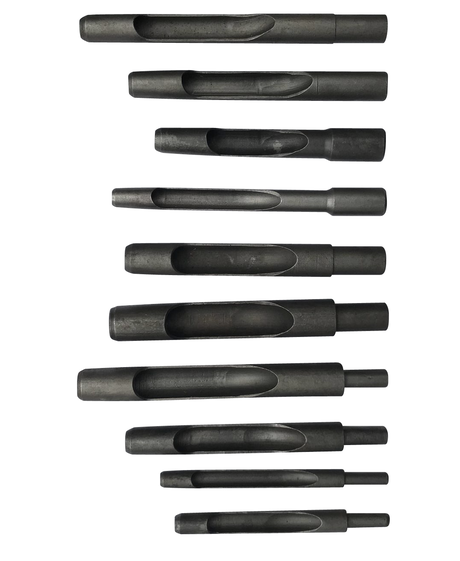 Solid aerator tine for turf maintenance