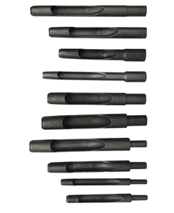 Solid aerator tine for turf maintenance