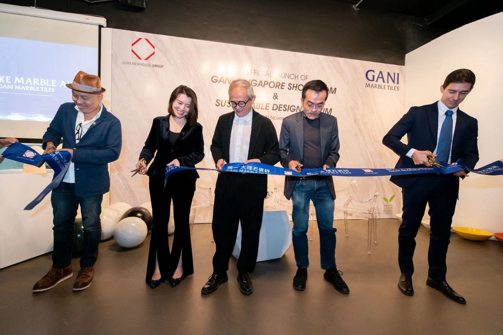 Congratulazioni per l'inaugurazione del nuovo showroom Gani Singapore!