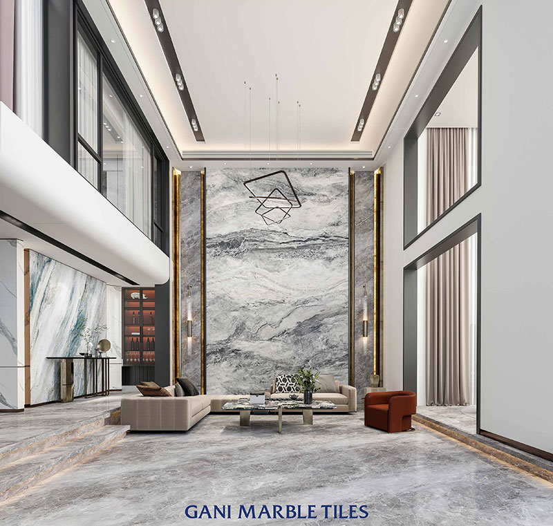 Louis Grey Marble Tiles