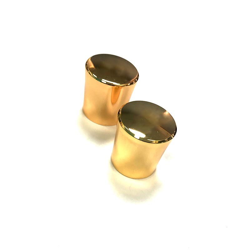 Arabic Cylindrical Gold Zamac Perfume Cap