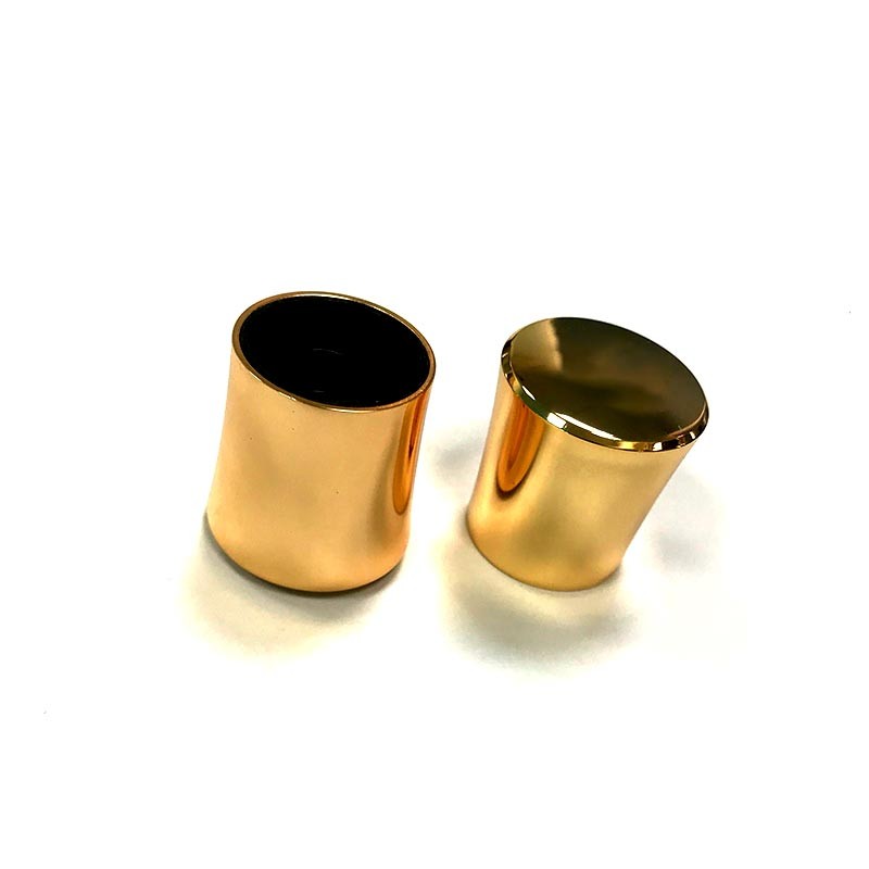 Arabic Cylindrical Gold Zamac Perfume Cap