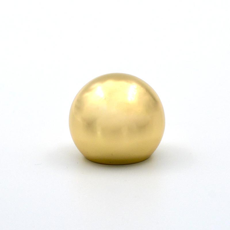 Round Golden Electroplated Zamac Perfume Cap