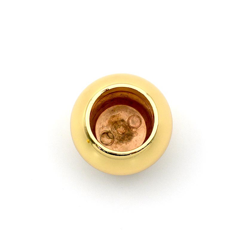 Round Golden Electroplated Zamac Perfume Cap