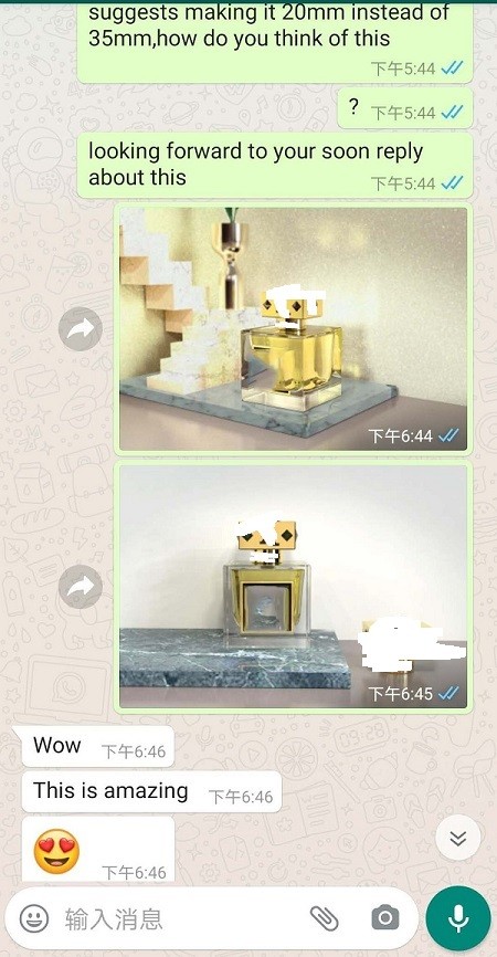 Amazing zamak perfume cap design