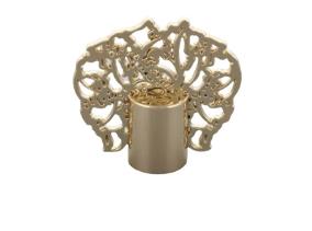 Wholesale zamak perfume cap of flower crown design