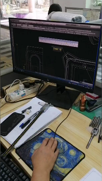 die casting mold 2D design for machining