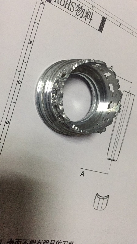 different tests for zamac perfume caps