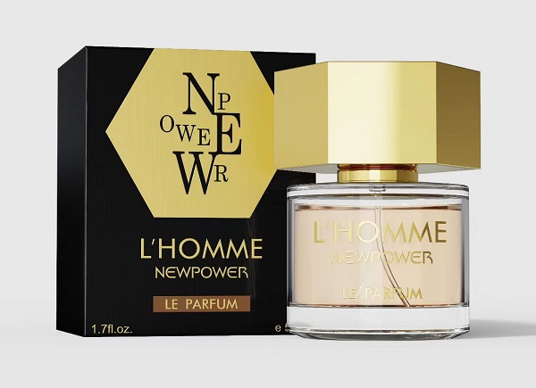 new design golden hexagon zamac perfume cap