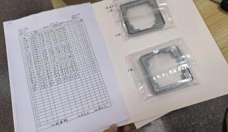 die casting aluminum frame limit sample board