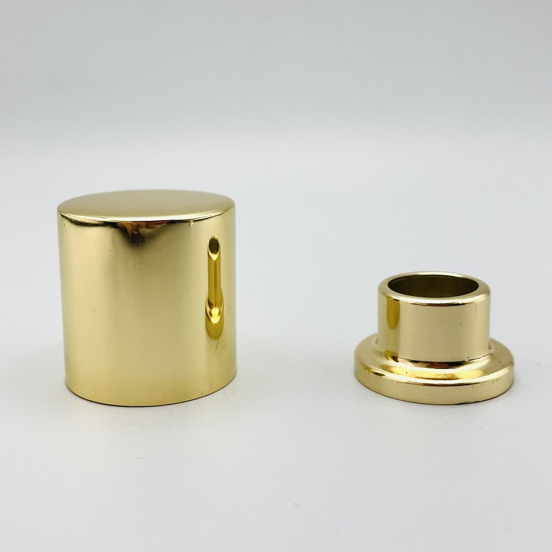 Magnetic aluminum perfume cap