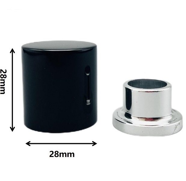 Magnetic aluminum perfume cap