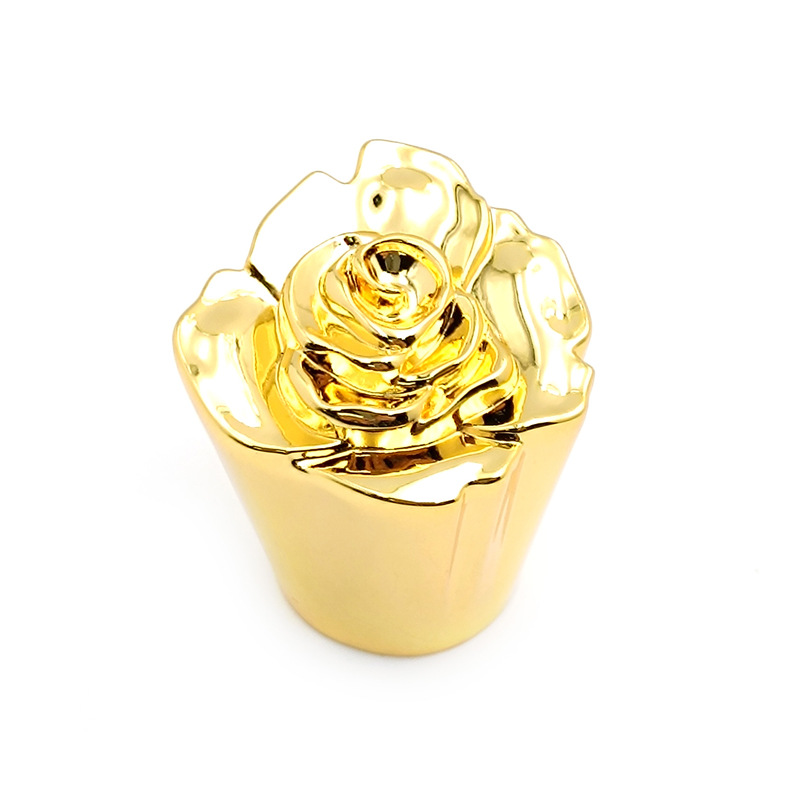 flower style metal perfume caps