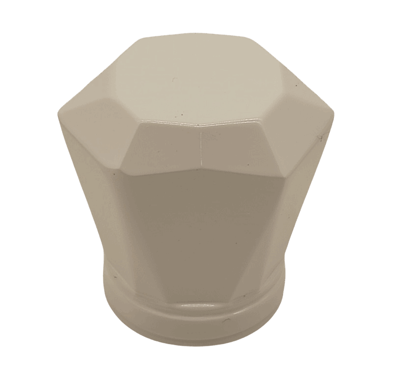 White color knob shape perfume caps for perfume packing