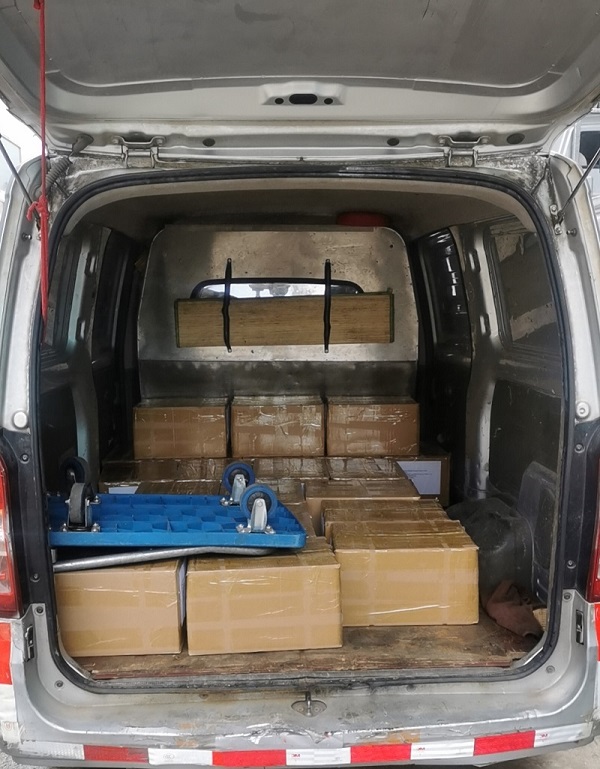 perfume caps shipment