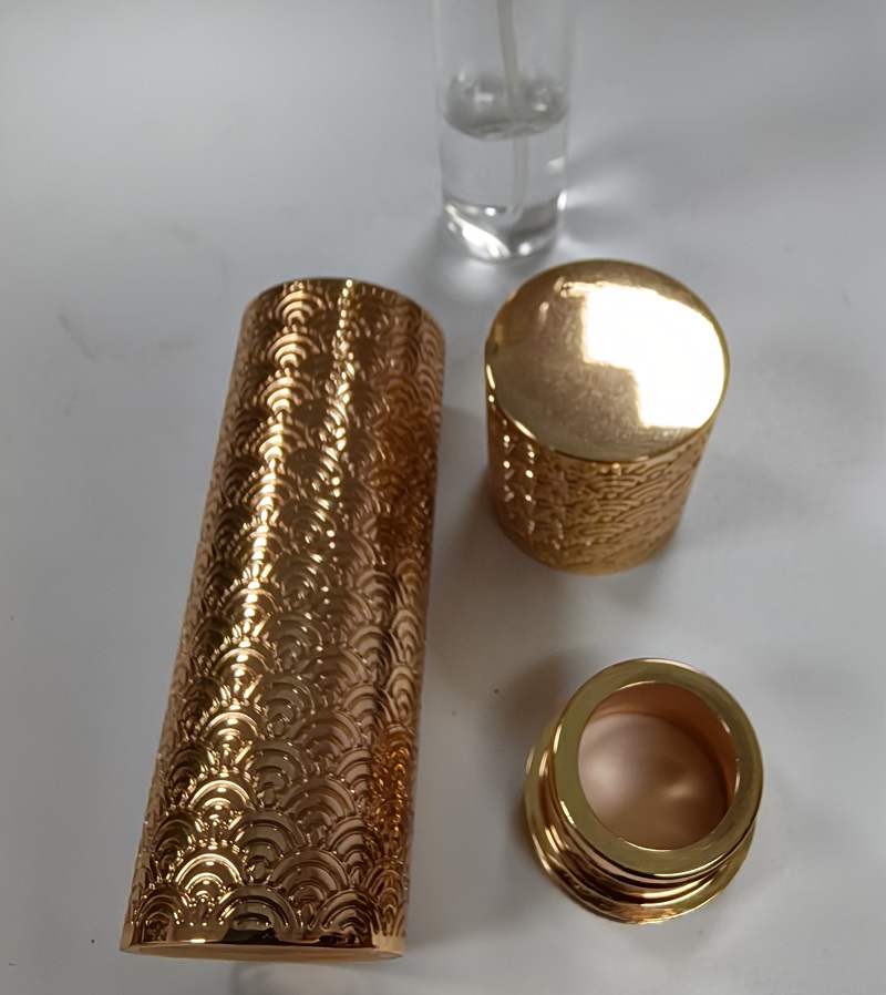 portable travel zamak perfume bottle