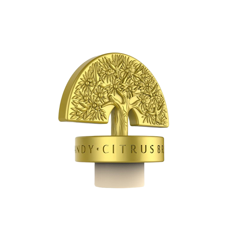 Zamac Metal Wine Bottle Stopper Caps with Cork