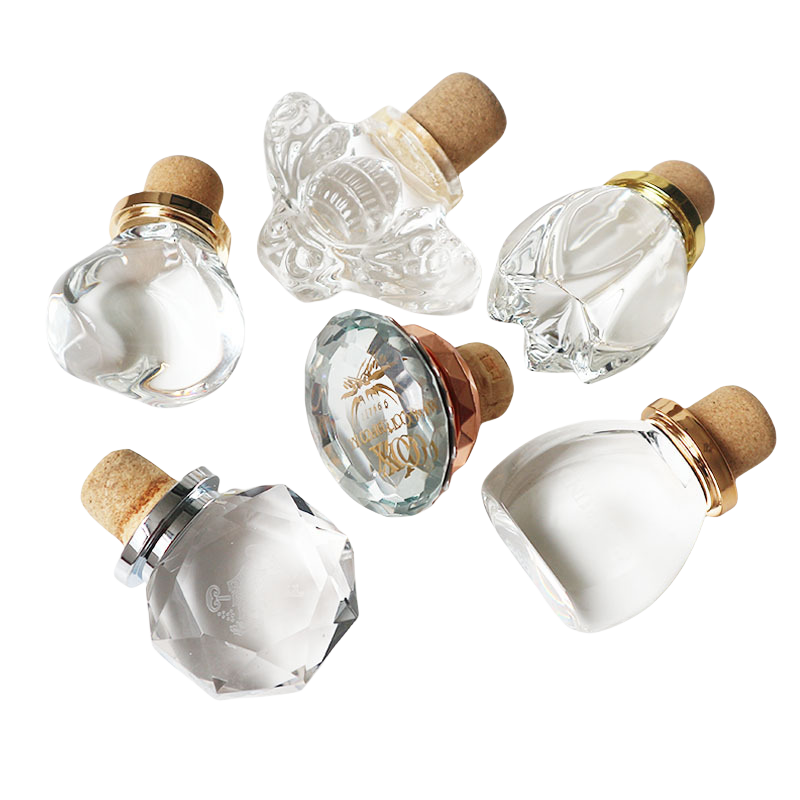 Crystal XO Initial Wine Bottle Cork clear Wine Stopper
