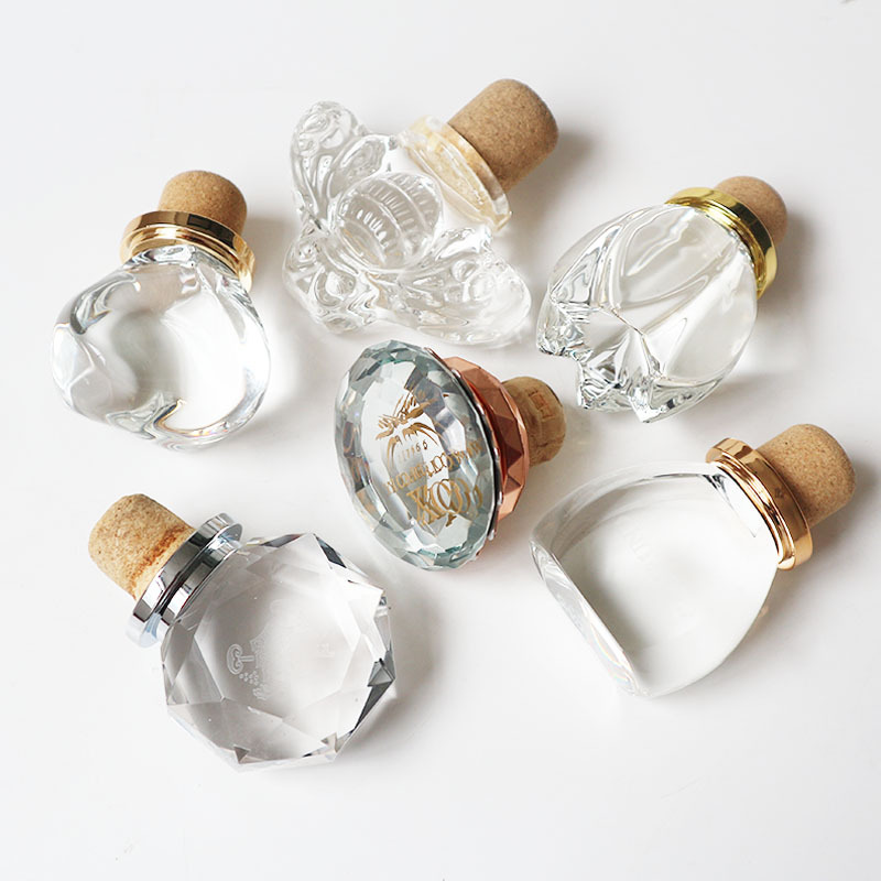 Crystal XO Initial Wine Bottle Cork clear Wine Stopper