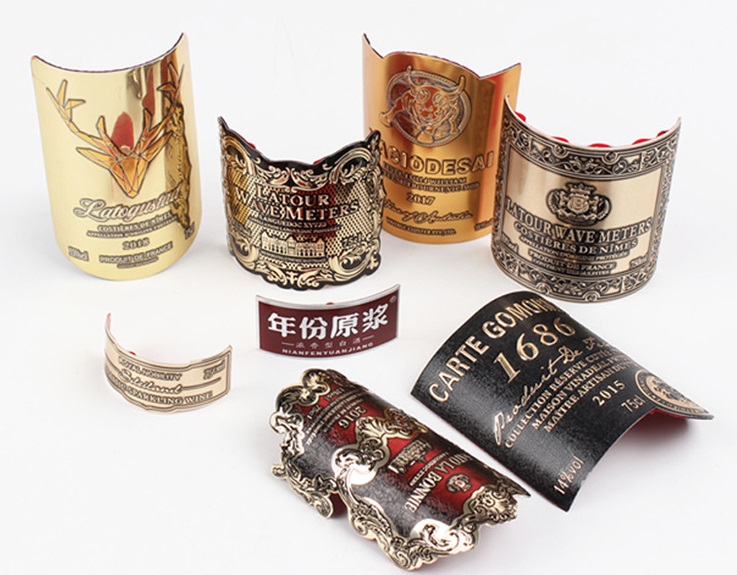 Perfume Bottle Metal Sticker Labels for Bottles Packaging Custom