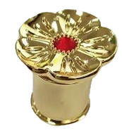 Flower diamond creative zamac perfume caps