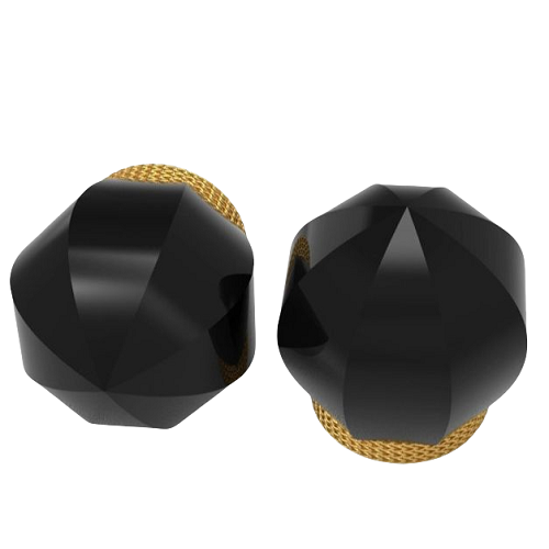 Towel shape arabic style Metal Zamac Perfume Cap