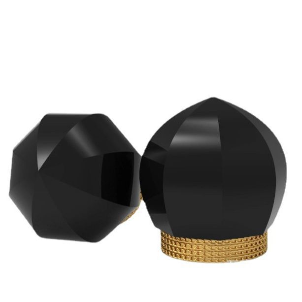 Towel shape arabic style Metal Zamac Perfume Cap