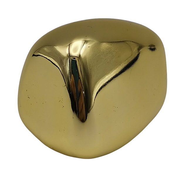 golden color exotic shape plastic ABS perfume cap
