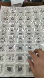 crystal zamak perfume cap developped