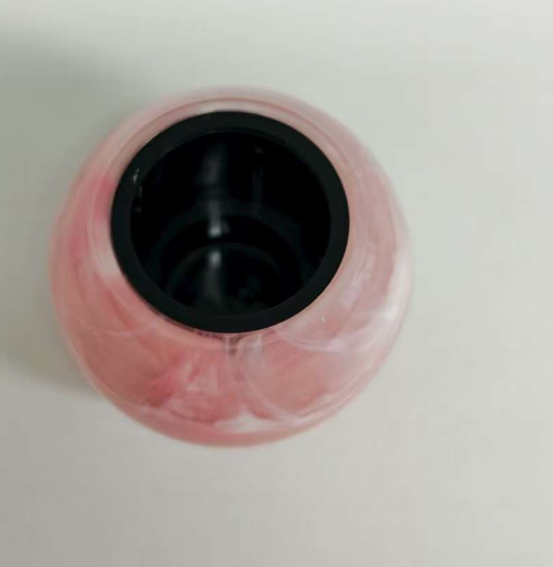 pink ball plastic resin perfume cap